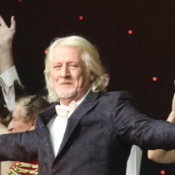 Patrick Sébastien - Spectacle "Le plus grand cabaret du monde" présenté par Patrick Sébastien au Dôme de Paris le 5 novembre 2021. © Bahi/Bestimage 