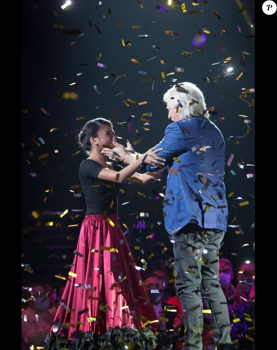 Exclusif - Patrick Sebastien et sa fille Lily - Surprises Enregistrement de l'émission "La Chanson secrète 6" à la Scène musicale à Paris, qui sera diffusée le 12 décembre sur TF1. © Gaffiot-Moreau / Bestimage