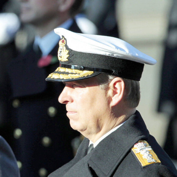 Prince Charles et prince Andrew - Remembrance Sunday service au cénopathe de Londres en 2011