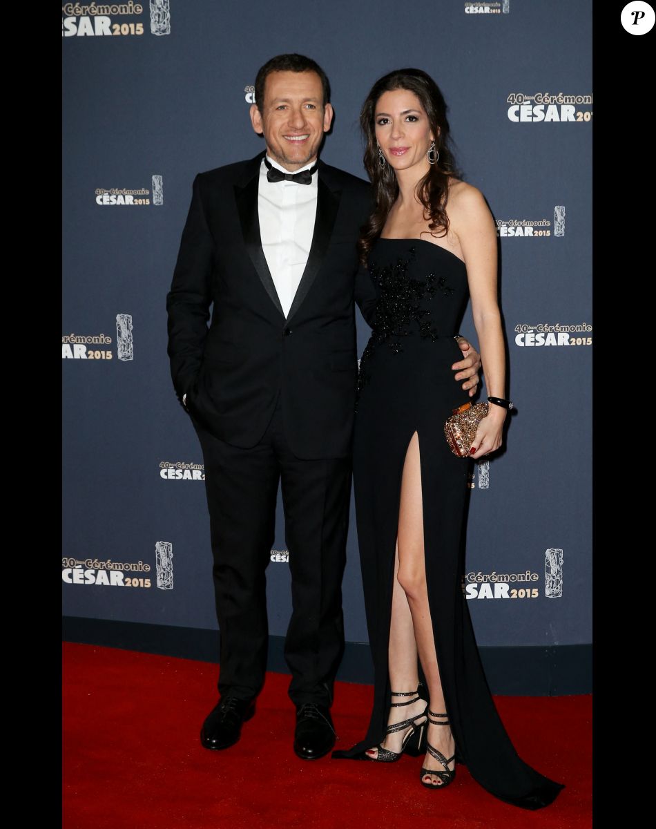 Dany Boon et Yaël - Photocall de la 40ème cérémonie des César au théâtre du Châtelet à Paris. Le 20 février 2015