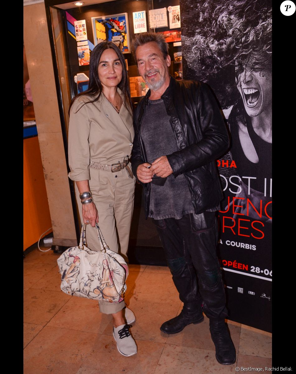 Exclusif - Florent Pagny et sa femme Azucena Caamaño - Première du spectacle "Lost in Buenos Aires" à l'Européen à Paris. © Rachid Bellak / Bestimage