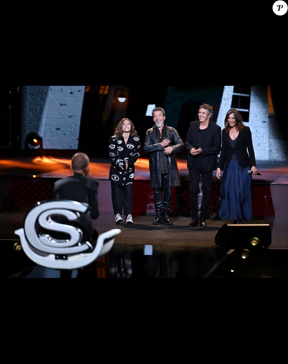 Calogéro, Florent Pagny, Zazie, Maëlle et Julien Clerc - Enregistrement de l'émission "La Chanson secrète 8" à la Seine musicale à Paris. © Gaffiot-Moreau / Bestimage