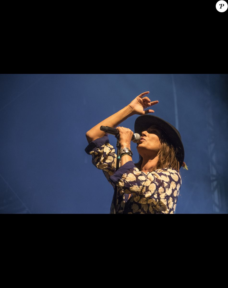Zazie en concert à l'occasion du festival Les Belles journées à Bourgoin Jallieu le 7 septembre 2019. © Sandrine Thesillat / Panoramic / Bestimage