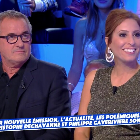 Léa Salamé et Christophe Dechavanne dans Touche pas à mon poste