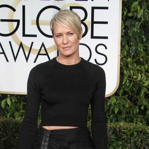 Robin Wright (habillée en Ralph Lauren) - La 72ème cérémonie annuelle des Golden Globe Awards à Beverly Hills. 