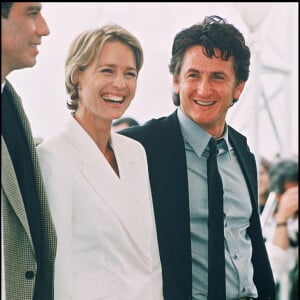 Robin Wright et Sean Penn en 1997 au Festival de Cannes. 