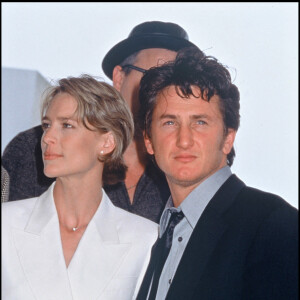 Robin Wright et Sean Penn en 1997 au Festival de Cannes.