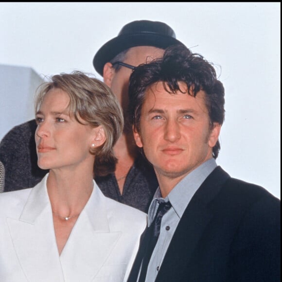 Robin Wright et Sean Penn en 1997 au Festival de Cannes.