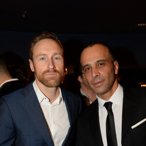 Frank Delay et Adel Kachermi (2be3) - 11ème cérémonie des Globes de Cristal au Lido à Paris, le 30 janvier 2017. © Rachid Bellak/Bestimage 