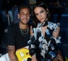 Neymar Jr. et sa compagne Bruna Marquezine assistent au défilé Off White "Collection Prêt-à-Porter Printemps/Eté" lors de la Fashion Week de Paris. © Veeren/CVS/Bestimage