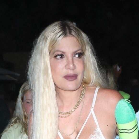 Tori Spelling et son mari Dean McDermott au "Chili Cook-Off" à Malibu le 4 septembre 2022.