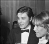 Archives - Alain Delon et son ex-femme Nathalie - 22ème nuits du cinéma au théâtre Marigny à Paris le 23 novembre 1967