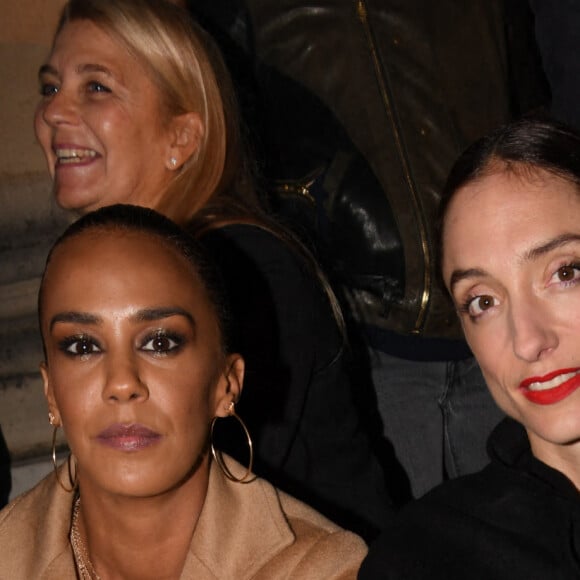 Alice Belaïdi, Dorothee Gilbert - Front row lors du défilé Etam Live Show 2022 dans les jardins des Archives Nationales lors de la fashion week printemps/été 2023 le 27 septembre 2022. © Agence Bestimage 