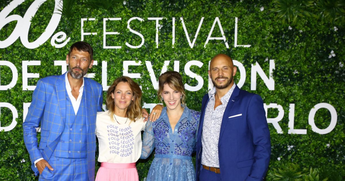 Laurent Kerusore Elodie Varlet Lea François Et David Ban Pour La Série Plus Belle La Vie Sur