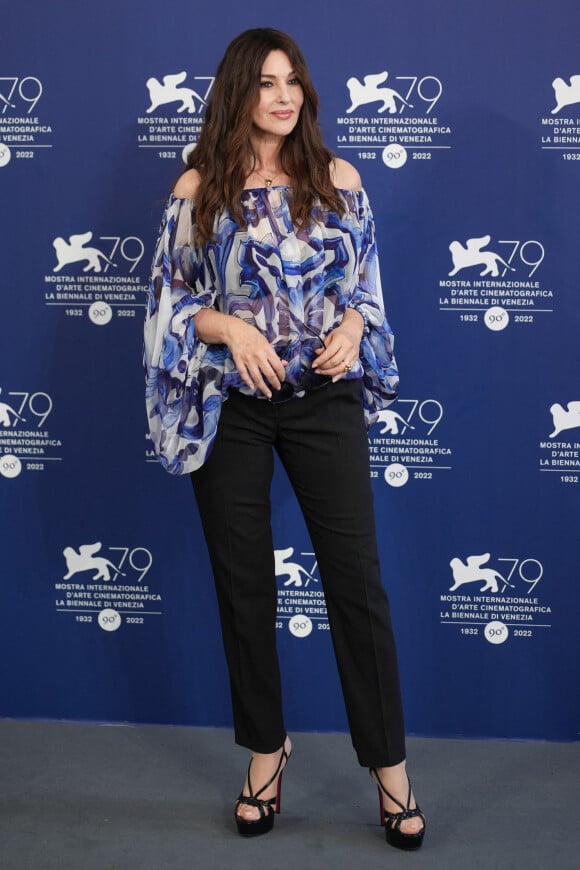 Monica Bellucci - Photocall du film "Siccita" lors de la 79ème édition du festival international du film de Venise, la Mostra le 8 septembre 2022.