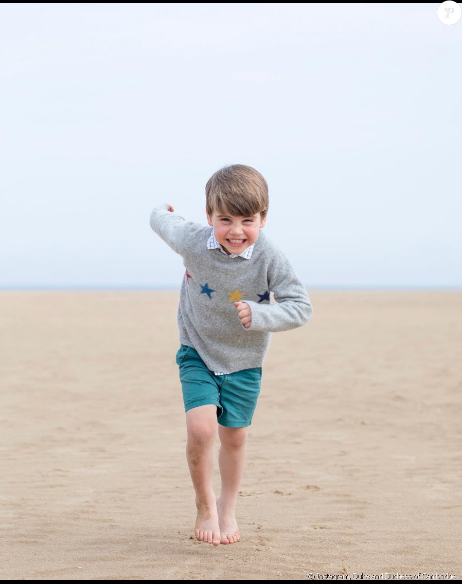 Le Prince Louis fête ses 4 ans ce samedi. @ Instagram / Duke and Duchess of Cambridge