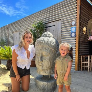 Carla Moreau avec sa fille Ruby