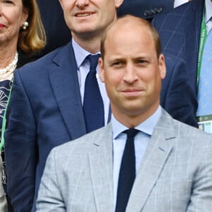 Le prince William, duc de Cambridge, et Catherine (Kate) Middleton, duchesse de Cambridge, dans les tribunes du tournoi de Wimbledon, le 5 juillet 2022. © Ray Tang/Zuma Press/Bestimage 