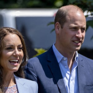 Kate Catherine Middleton, duchesse de Cambridge, et le prince William, duc de Cambridge, en visite au musée Fitzwilliam de l'Université de Cambridge. Le 23 juin 2022 