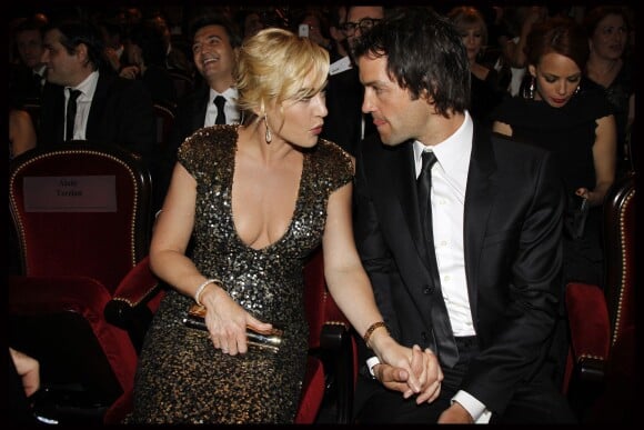 Kate Winslet et Ned Rocknroll aux César du Cinéma 2012.