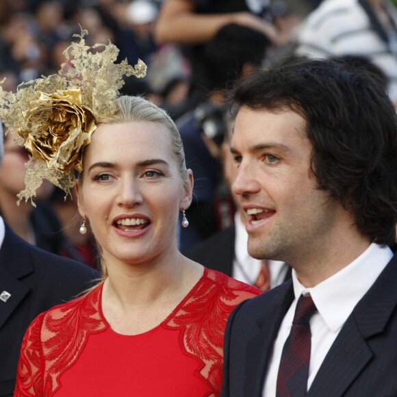 Kate Winslet et Ned Rocknroll à Hong Kong, le 9 décembre 2012.