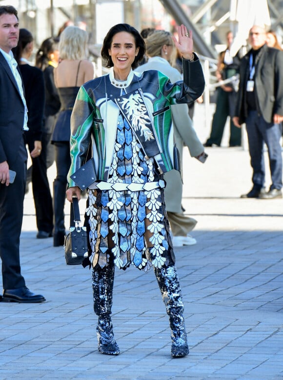 Jennifer Connelly - Arrivées au défilé Louis Vuitton Collection Femme Prêt-à-porter Printemps/Eté 2023 lors de la Fashion Week de Paris (PFW), France, le 4 octobre 2022. © Veeren-Clovis/Bestimage 