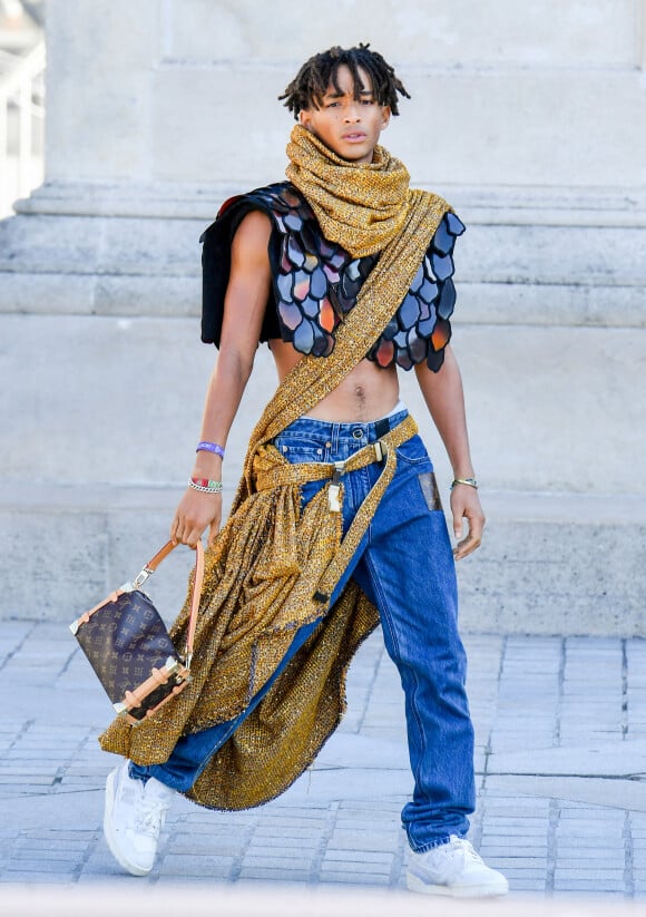 Jaden Smith - Arrivées au défilé Louis Vuitton Collection Femme Prêt-à-porter Printemps/Eté 2023 lors de la Fashion Week de Paris (PFW), France, le 4 octobre 2022. © Veeren-Clovis/Bestimage 
