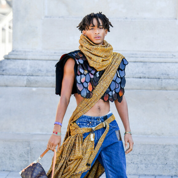 Jaden Smith - Arrivées au défilé Louis Vuitton Collection Femme Prêt-à-porter Printemps/Eté 2023 lors de la Fashion Week de Paris (PFW), France, le 4 octobre 2022. © Veeren-Clovis/Bestimage 