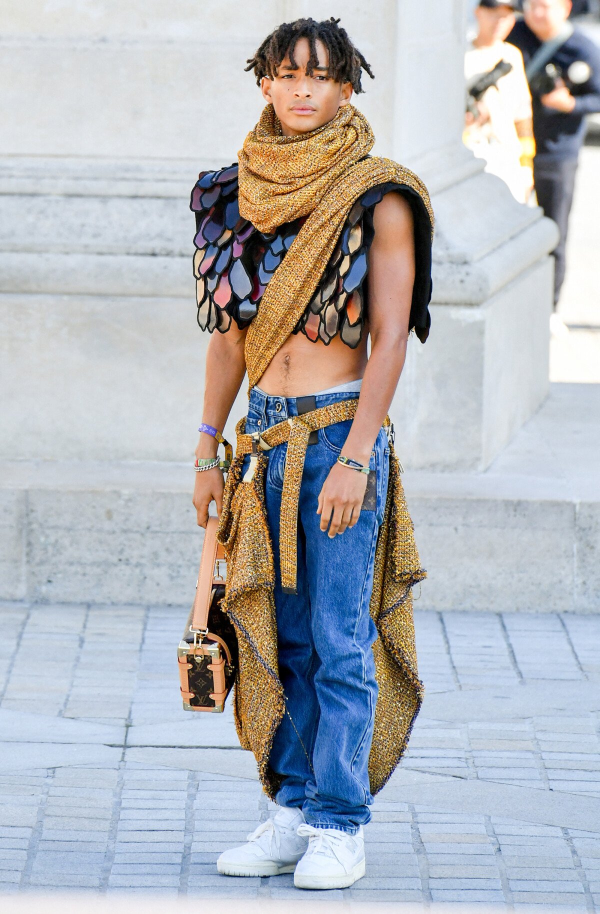 Photo : Jaden Smith Arrivées au défilé Louis Vuitton Collection Femme