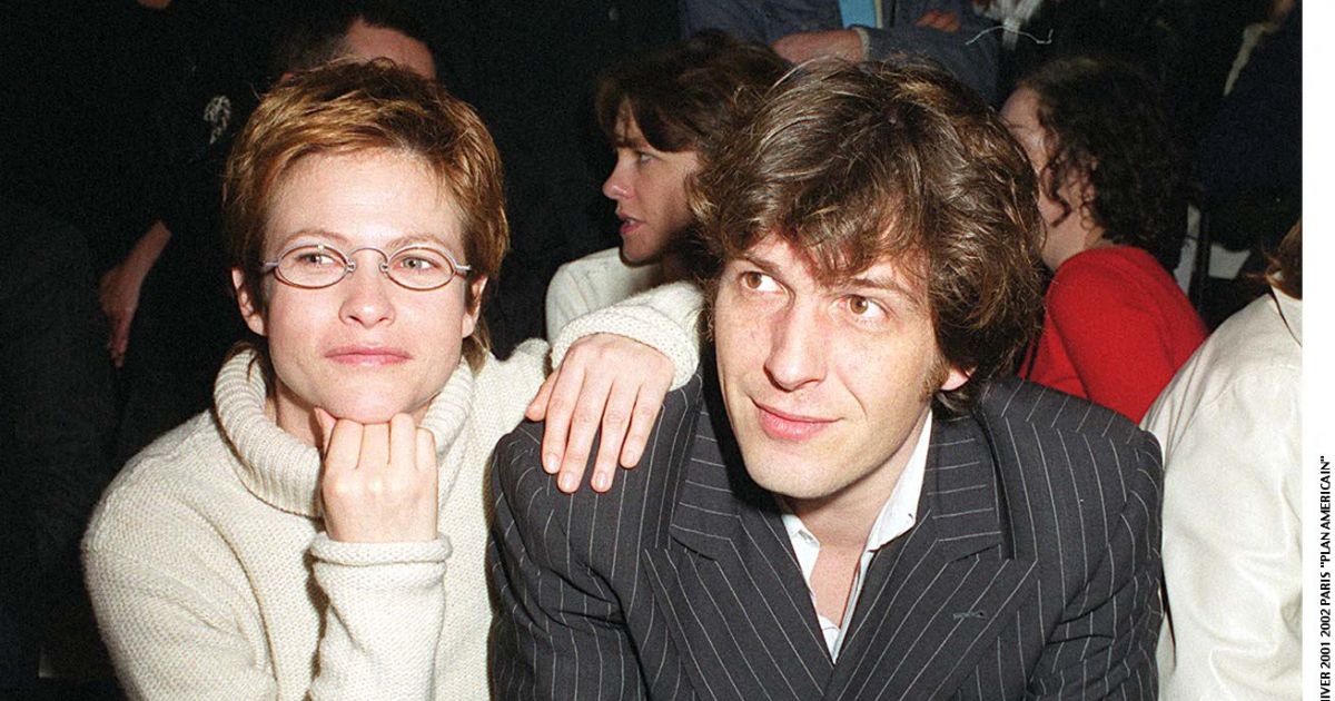 Charlotte Valandrey et son mari Arthur - Défilé Lanvin, collection prêt