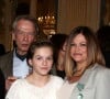 Charlotte Valandrey, son pere et sa fille Tara Paris le 10 avril 2013 Remise de la medaille de Chevalier de l'Ordre des Arts et des Lettres par la Ministre de la Culture et de la Communication, au Ministere de la Culture. 