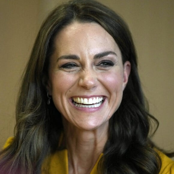 Catherine (Kate) Middleton, princesse de Galles, visite la maternité du Royal Surrey County Hospital à Guildford, le 5 octobre 2022. Sa venue a pour objectif d'en savoir plus sur le soutien holistique qu'il offre aux femmes enceintes et aux nouvelles mères pour s'assurer qu'elles reçoivent les meilleurs soins possibles tout au long et au-delà de leur grossesse. 