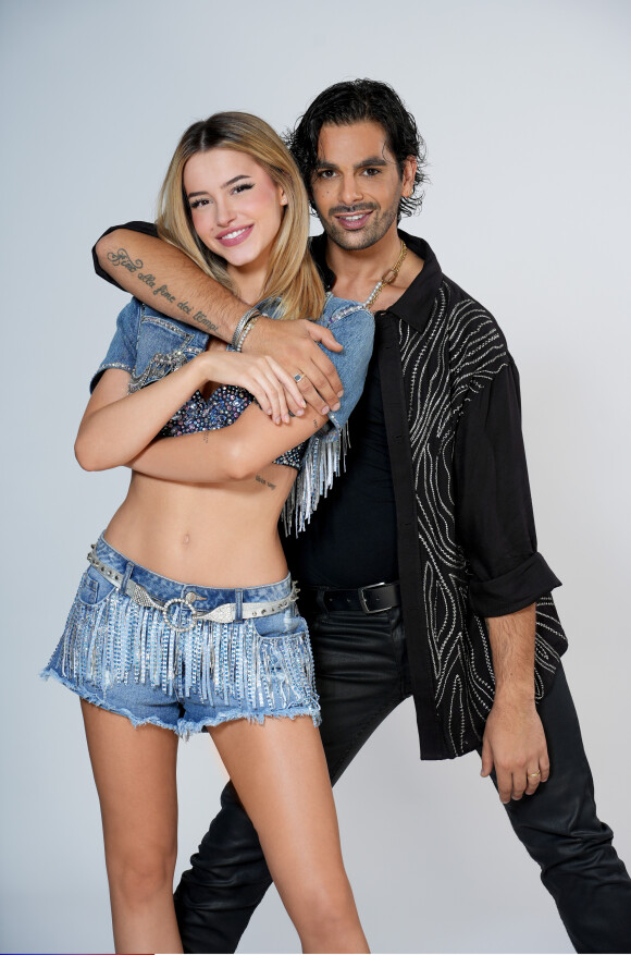 Léa Elui et Christophe Licata, photo officielle de "Danse avec les stars 2022"