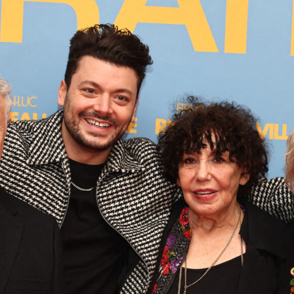 Daniel Prévost, Kev Adams, Liliane Rovère, Mylène Demongeot - Avant-première du film "Maison de retraite" au cinéma Le Grand Rex à Paris le 10 Février 2022. © Rubens Hazon/Bestimage