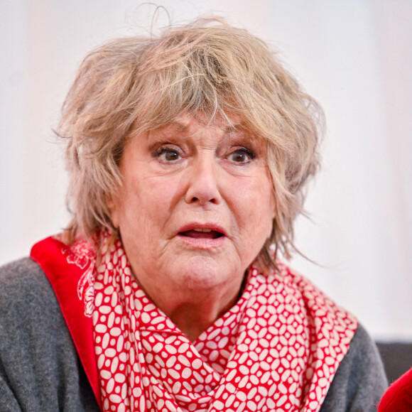 Rendez-vous avec Mylène Demongeot lors de la cérémonie d'ouverture du festival International du film de comédie à Liège. Le 5 novembre 2021 © Frédéric Andrieu / Bestimage