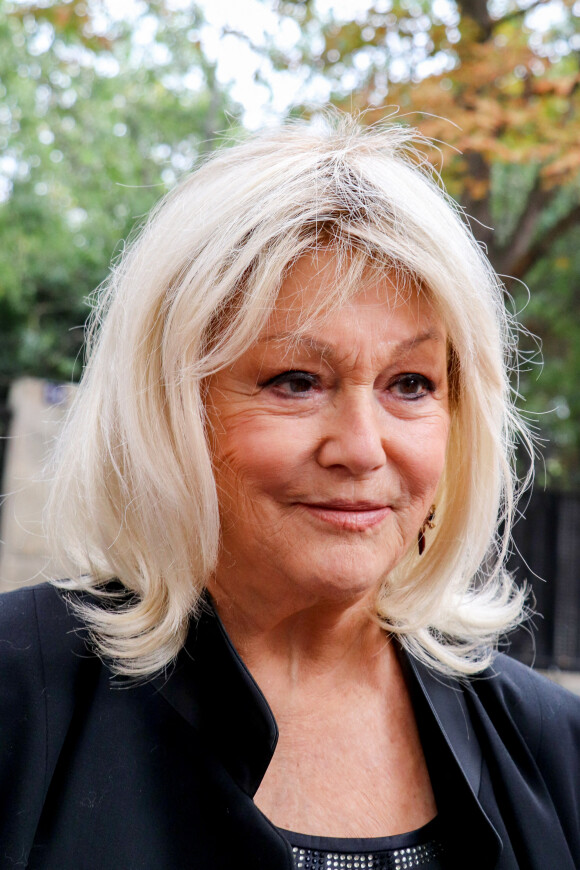 Mylène Demongeot arrive à l'enregistrement de l'émission "Vivement Dimanche Prochain" au studio Gabriel à Paris, France, le 11 septembre 2019.