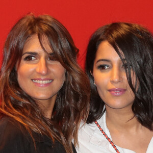 Géraldine Nakache et Leïla Bekhti - Photocall au Fouquet's lors de la 40ème cérémonie des César à Paris. Le 20 février 2015 