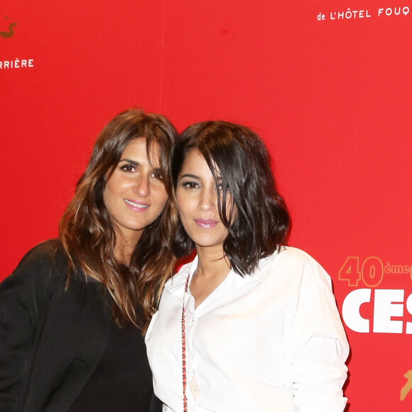 Géraldine Nakache et Leïla Bekhti - Photocall au Fouquet's lors de la 40ème cérémonie des César à Paris. Le 20 février 2015 