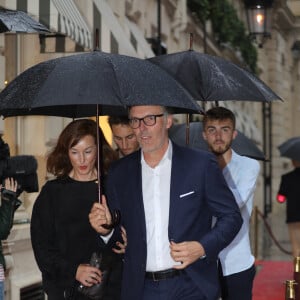 Laurent Blanc et sa femme Anne Blanc - A l'occasion des 20 ans de la victoire de l'équipe de France, les bleus 98 se sont rendus à un dîner organisé au Buddha Bar avec les joueurs et leurs familles à Paris, France, le 11 juin 2018.