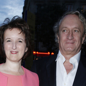 Anne Roumanoff et son ex-mari Philippe Vaillant - Gala de l'IFRAD au Cirque D'Hiver a Paris le 25 septembre 2013. 