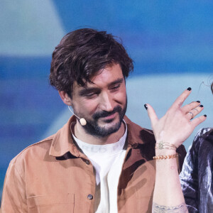 Jeremy Frerot et sa femme Laure Manaudou - Surprises - Enregistrement de l'émission "La Chanson secrète 11" à Paris, diffusée le 24 juin sur TF1. © Cyril Moreau / Bestimage 