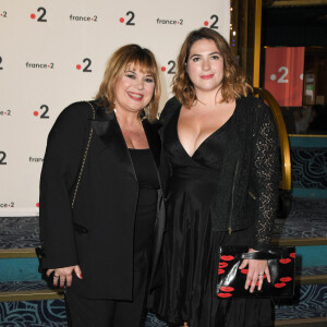 Michèle Bernier et Charlotte Gaccio lors de la 31ème cérémonie des Molières 2019 aux Folies Bergère à Paris, France, le 13 mai 2019. © Coadic Guirec/Bestimage