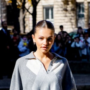 Thylane Blondeau - Arrivées au défilé Miu Miu Collection Femme Prêt-à-porter Printemps/Eté 2023 lors de la Fashion Week de Paris (PFW), France, le 4 octobre 2022. © Veeren-Clovis/Bestimage