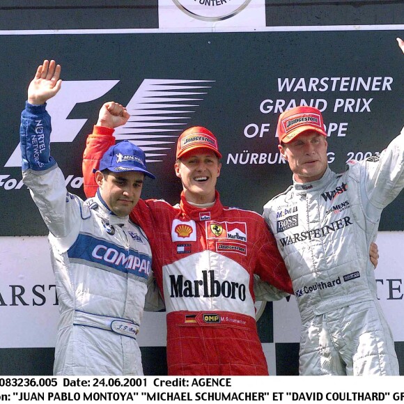 Michael Schumacher lors du Grand Prix Europa de Formule 1.