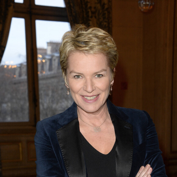 Elise Lucet - Soirée des 19e Lauriers de la Radio et de la Télévision à l'Hôtel de Ville de Paris, le 17 février 2014. 