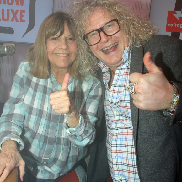 Exclusif - Chantal Goya, Pierre-Jean Chalençon - Emission "Le Show de Luxe" sur la Radio Voltage à Paris le 6 décembre 2018. © Philippe Baldini/Bestimage