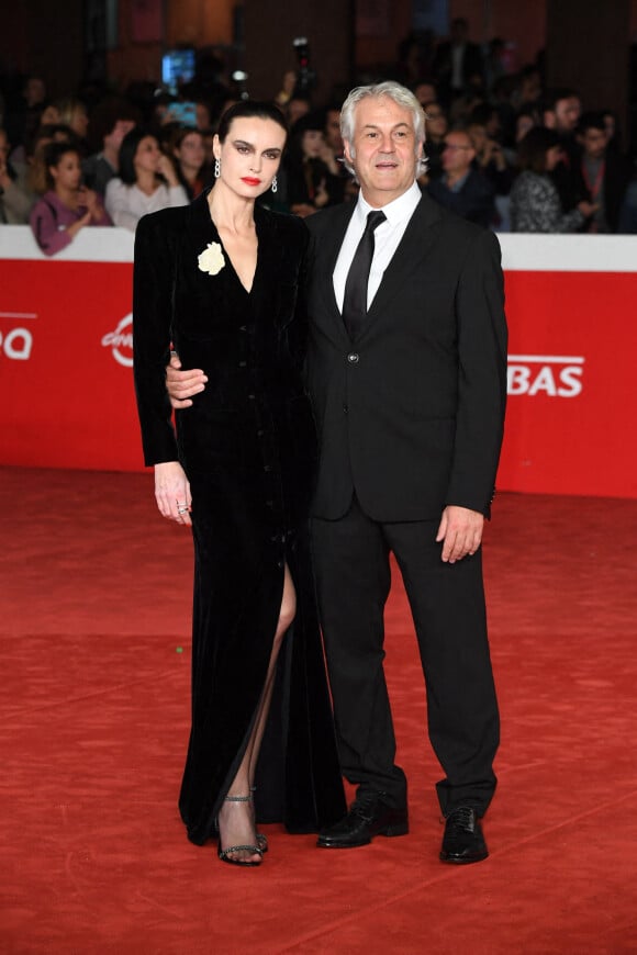 Kasia Smutniak et son mari Domenico Procacci - Tapis rouge de la soirée d'ouverture du 17ème Festival International du Film de Rome. Le 13 octobre 2022