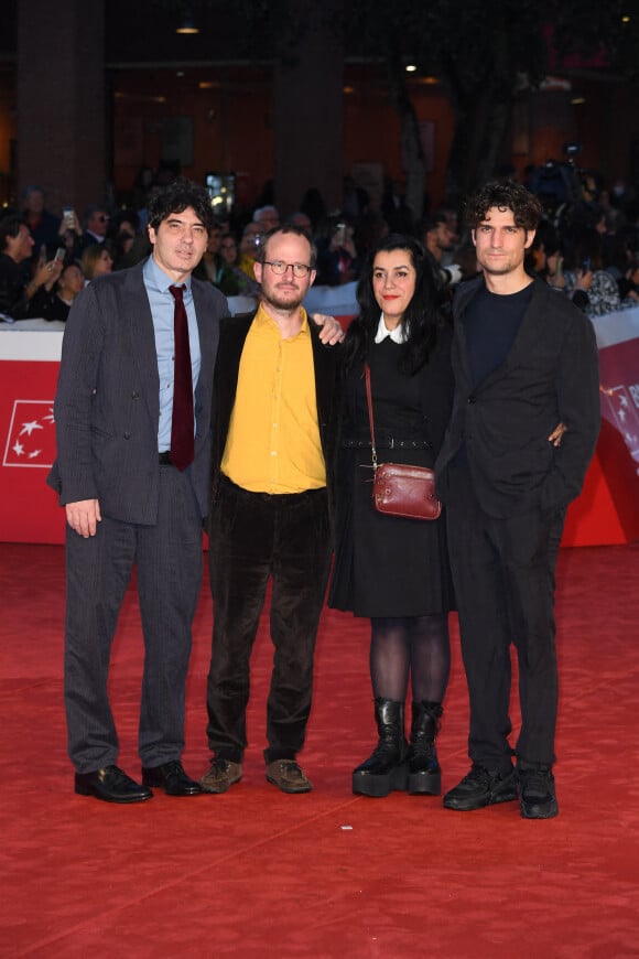 Pietro Marcello, Juho Kuosmanen, Marjane Satrapi et Louis Garrel - Tapis rouge de la soirée d'ouverture du 17ème Festival International du Film de Rome. Le 13 octobre 2022