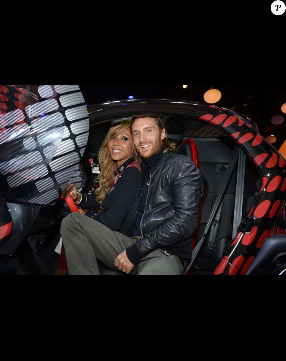 David et Cathy Guetta - Archives - Presentation de la nouvelle Renault Twizy by Cathy & David Guetta au salon mondial de l' auto 2012 Paris, le 27 decembre 2013
