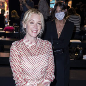 Semi Exclusif - Ludivine Sagnier - Front Row du défilé de mode prêt-à-porter printemps-été 2021 "Dior" au Jardin des Tuileries à Paris. Le 29 septembre 2020 © Olivier Borde / Bestimage 